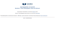 Desktop Screenshot of abstracts.laurea.fi