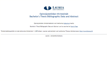 Tablet Screenshot of abstracts.laurea.fi