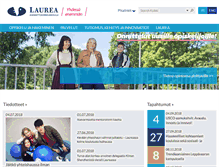 Tablet Screenshot of laurea.fi